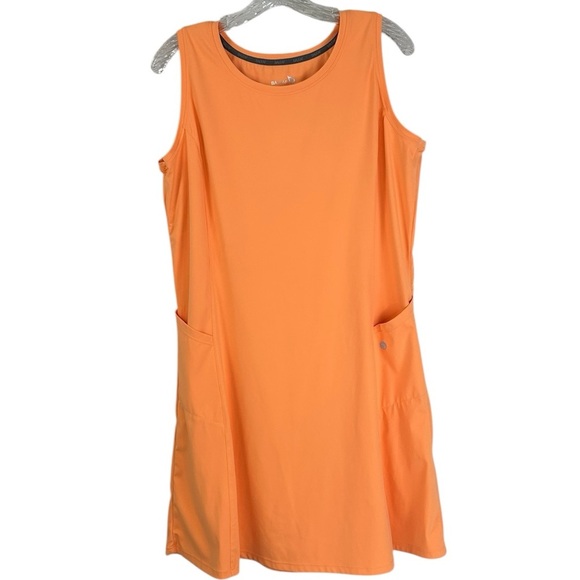 Baleaf Dresses & Skirts - Baleaf Orange Womens Golf Tennis Dress Athletic Sport 2 Pockets Sleeveless SZ XL